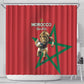 Morocco Rugby Custom Shower Curtain Come On Atlas Lions