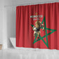 Morocco Rugby Custom Shower Curtain Come On Atlas Lions