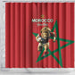 Morocco Rugby Custom Shower Curtain Come On Atlas Lions