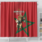 Morocco Rugby Custom Shower Curtain Come On Atlas Lions