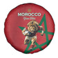 Morocco Rugby Custom Spare Tire Cover Come On Atlas Lions