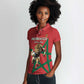 Morocco Rugby Custom Women Polo Shirt Come On Atlas Lions