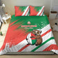 Madagascar Rugby Custom Bedding Set Allez Les Makis - African Pride