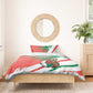 Madagascar Rugby Custom Bedding Set Allez Les Makis - African Pride