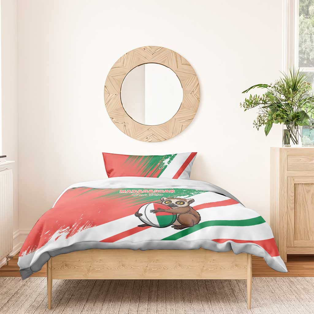 Madagascar Rugby Custom Bedding Set Allez Les Makis - African Pride