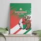 Madagascar Rugby Custom Canvas Wall Art Allez Les Makis - African Pride