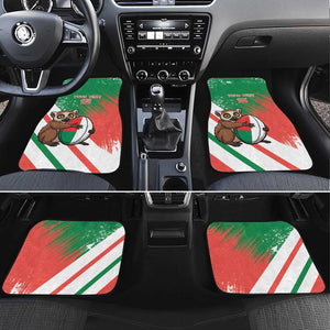 Madagascar Rugby Custom Car Mats Allez Les Makis - African Pride