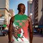 Madagascar Rugby Custom Men Tank Top Allez Les Makis - African Pride