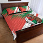 Madagascar Rugby Custom Quilt Bed Set Allez Les Makis - African Pride