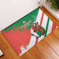 Madagascar Rugby Custom Rubber Doormat Allez Les Makis - African Pride