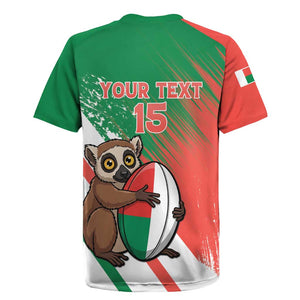 Madagascar Rugby Custom Rugby Jersey Allez Les Makis - African Pride