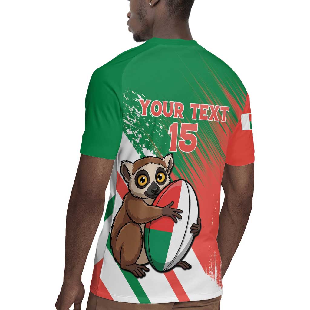 Madagascar Rugby Custom Rugby Jersey Allez Les Makis - African Pride