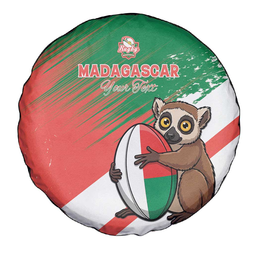 Madagascar Rugby Custom Spare Tire Cover Allez Les Makis - African Pride