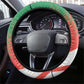 Madagascar Rugby Steering Wheel Cover Allez Les Makis - African Pride