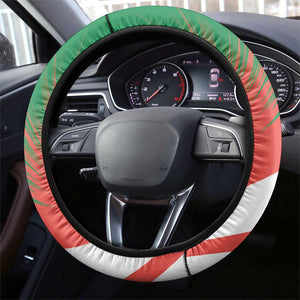 Madagascar Rugby Steering Wheel Cover Allez Les Makis - African Pride