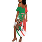 Madagascar Rugby Custom Summer Maxi Dress Allez Les Makis - African Pride