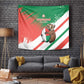 Madagascar Rugby Custom Tapestry Allez Les Makis - African Pride