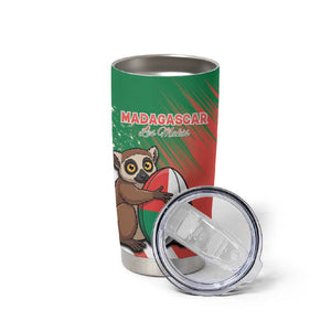 Madagascar Rugby Custom Tumbler Cup Allez Les Makis - African Pride