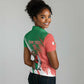 Madagascar Rugby Custom Women Polo Shirt Allez Les Makis - African Pride