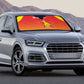 Zimbabwe Cricket Auto Sun Shade Go Chevrons Go
