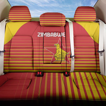 Zimbabwe Cricket Back Car Seat Cover Come On Chevrons - African Pride