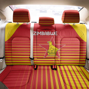 Zimbabwe Cricket Back Car Seat Cover Come On Chevrons - African Pride