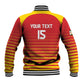 Custom Zimbabwe Cricket Baseball Jacket Come On Chevrons - African Pride