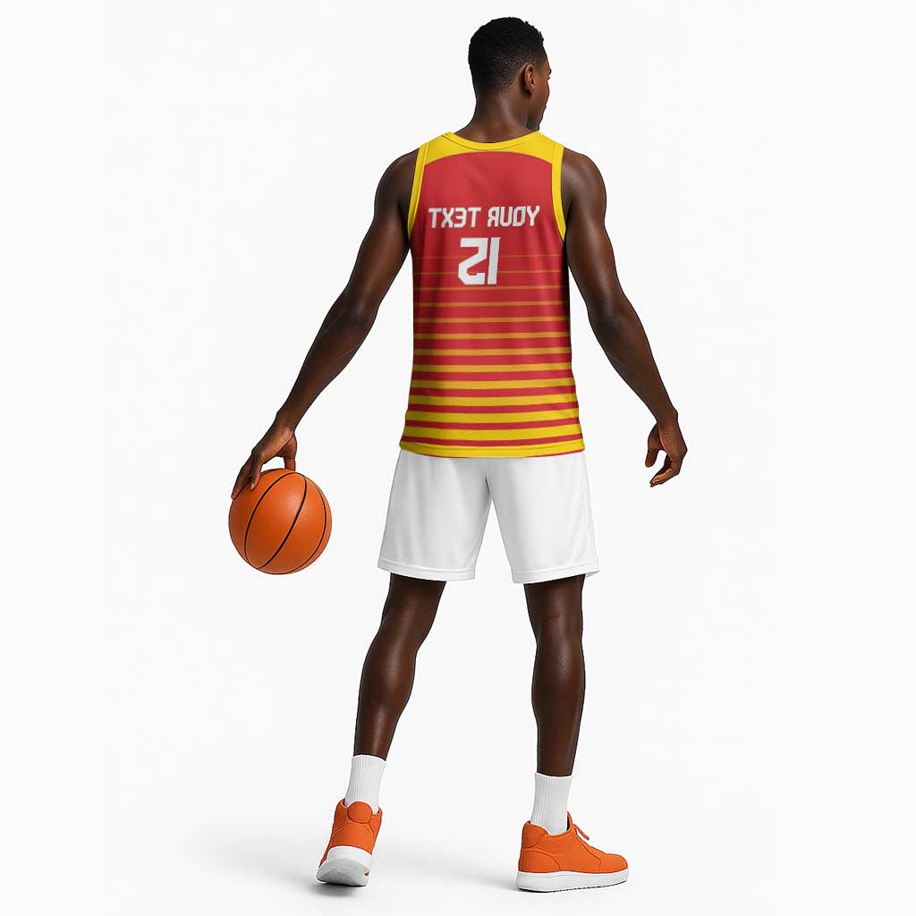Custom Zimbabwe Cricket Basketball Jersey Come On Chevrons - African Pride