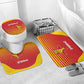 Zimbabwe Cricket Bathroom Set Go Chevrons Go