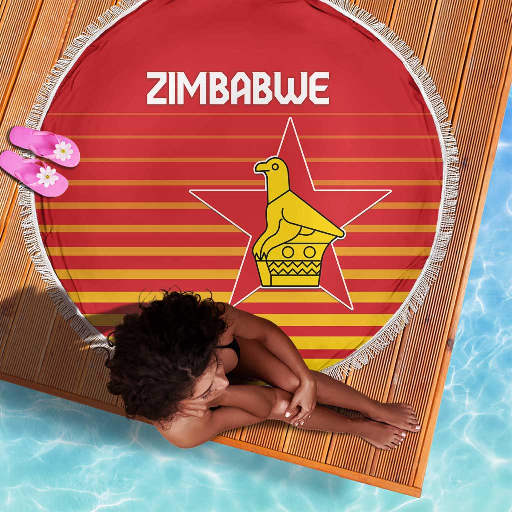 Zimbabwe Cricket Beach Blanket Come On Chevrons - African Pride