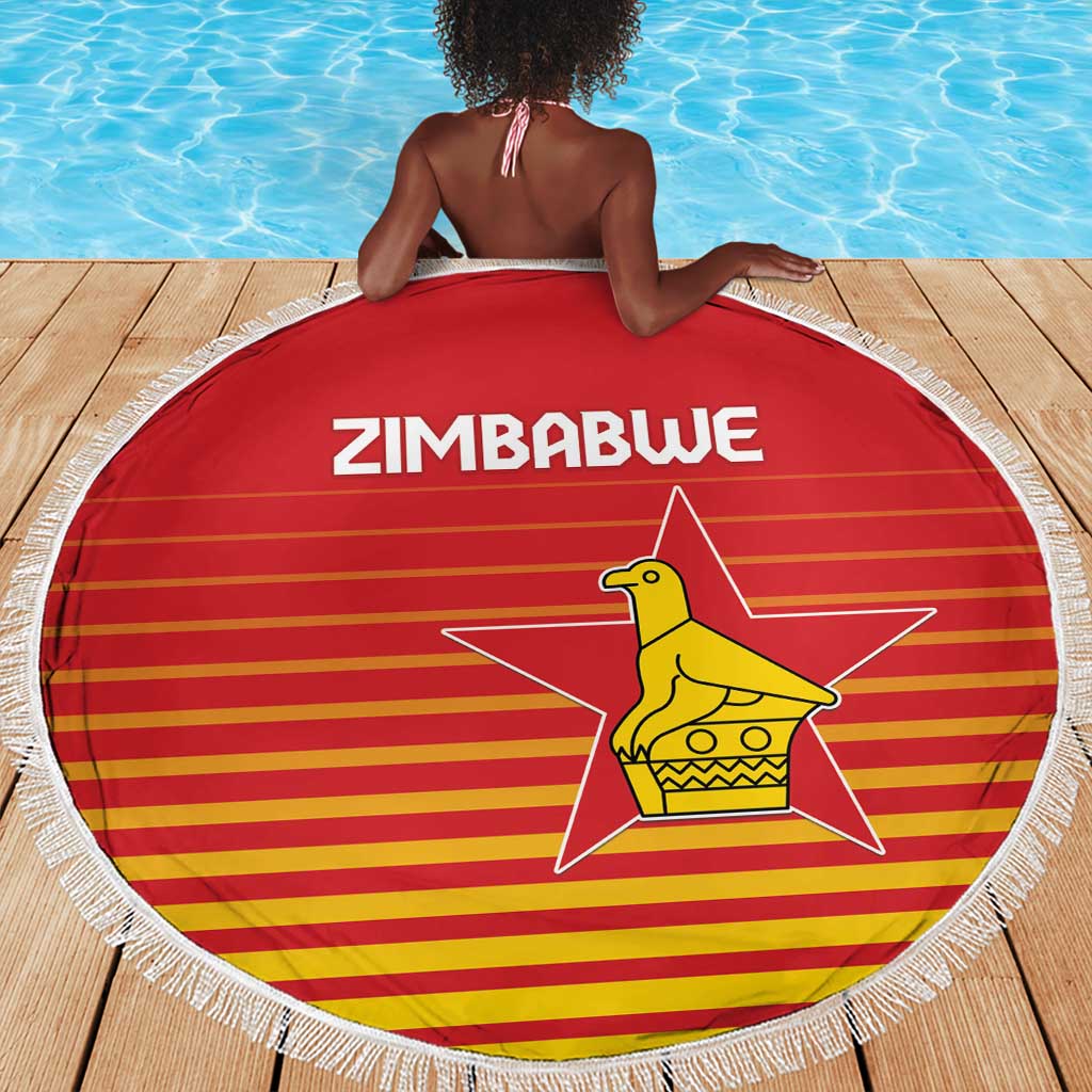 Zimbabwe Cricket Beach Blanket Come On Chevrons - African Pride