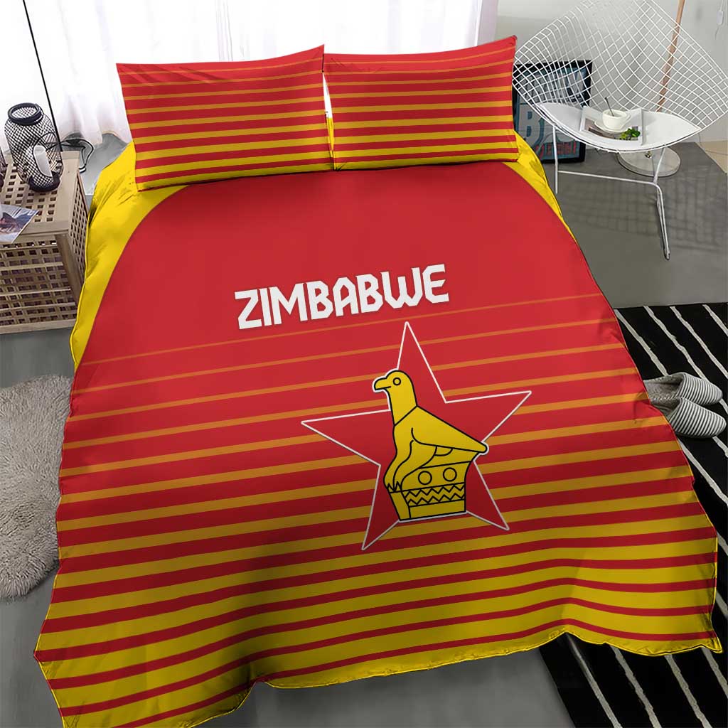 Zimbabwe Cricket Bedding Set Come On Chevrons - African Pride