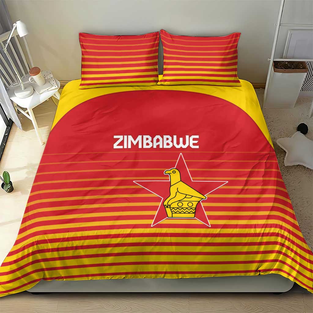Zimbabwe Cricket Bedding Set Come On Chevrons - African Pride