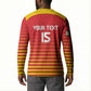 Custom Zimbabwe Cricket Button Sweatshirt Go Chevrons Go