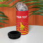 Custom Zimbabwe Cricket 4 in 1 Can Cooler Tumbler Come On Chevrons - African Pride