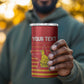 Custom Zimbabwe Cricket 4 in 1 Can Cooler Tumbler Come On Chevrons - African Pride