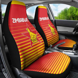 Zimbabwe Cricket Car Seat Cover Come On Chevrons - African Pride