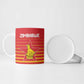 Custom Zimbabwe Cricket Ceramic Mug Go Chevrons Go