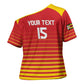Custom Zimbabwe Cricket Cross Shoulder Shirt Go Chevrons Go