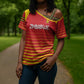 Custom Zimbabwe Cricket Cross Shoulder Shirt Go Chevrons Go