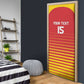 Custom Zimbabwe Cricket Door Cover Go Chevrons Go