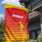 Zimbabwe Cricket Garden Flag Come On Chevrons - African Pride
