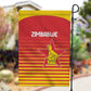 Zimbabwe Cricket Garden Flag Come On Chevrons - African Pride