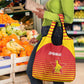 Zimbabwe Cricket Grocery Bag Come On Chevrons - African Pride