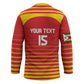 Custom Zimbabwe Cricket Hockey Jersey Go Chevrons Go