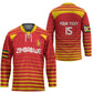 Custom Zimbabwe Cricket Hockey Jersey Go Chevrons Go