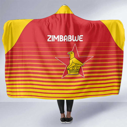 Zimbabwe Cricket Hooded Blanket Come On Chevrons - African Pride