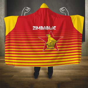 Zimbabwe Cricket Hooded Blanket Come On Chevrons - African Pride