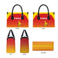 Zimbabwe Cricket Leather Bag Go Chevrons Go