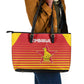 Zimbabwe Cricket Leather Tote Bag Come On Chevrons - African Pride